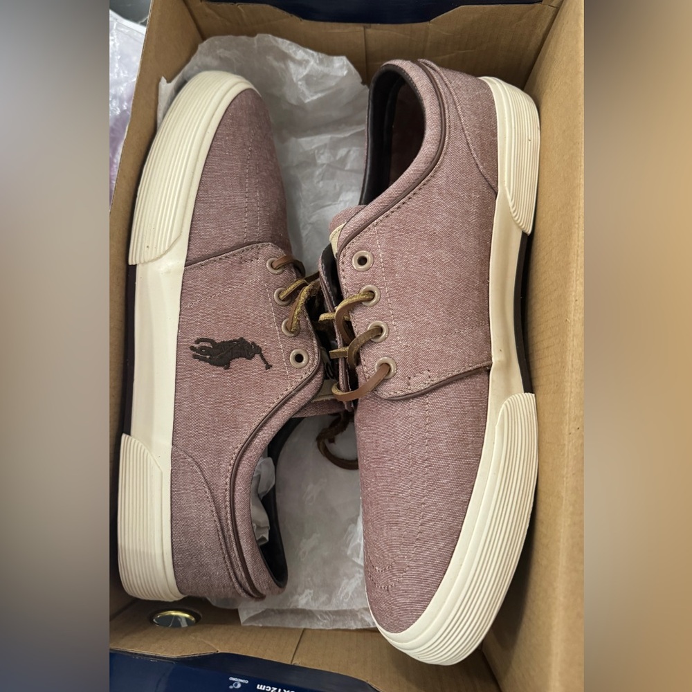 Polo Ralph Lauren Men's Faxon Low Sneakers- New with box!!